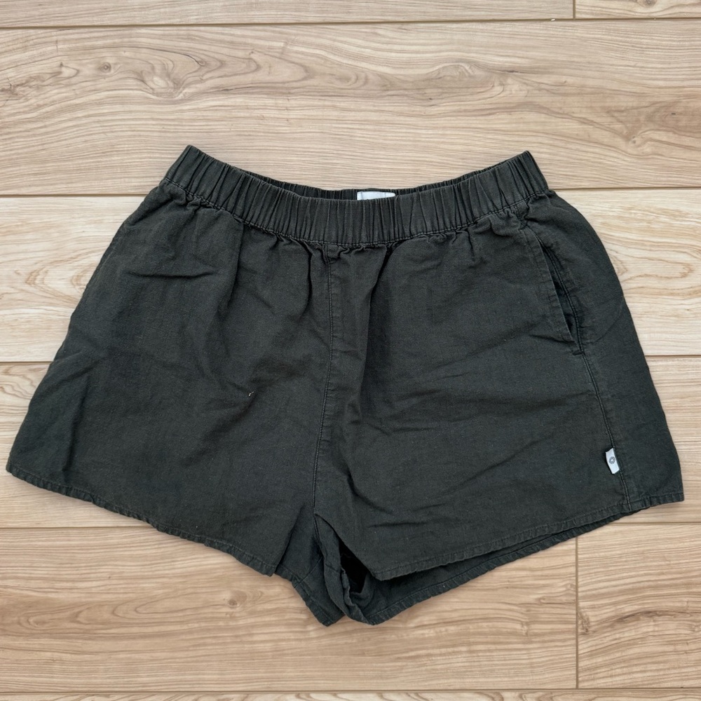 Rhythm Olive Green Classic Beach Shorts